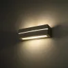 VEGA LINE E27 fali lámpa felfelé-alul négyszögletes kerámia modern fehér SOLLUX