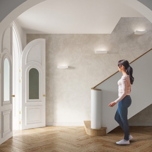 LED fali lámpa HATTOR 2xG9 kerámia fali lámpa fehér SOLLUX