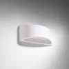 VIXEN G9 LED fali lámpa Félkör alakú kerámia fehér SOLLUX