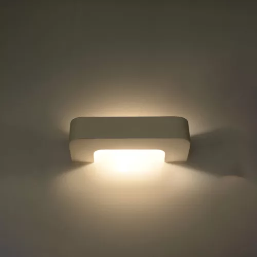 LED fali lámpa MAGNET E27 Bridge fali lámpa kerámia fehér SOLLUX