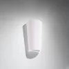 LED fali lámpa LANA E27 kerámia fali lámpa fehér SOLLUX