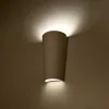 LED fali lámpa LANA E27 kerámia fali lámpa fehér SOLLUX