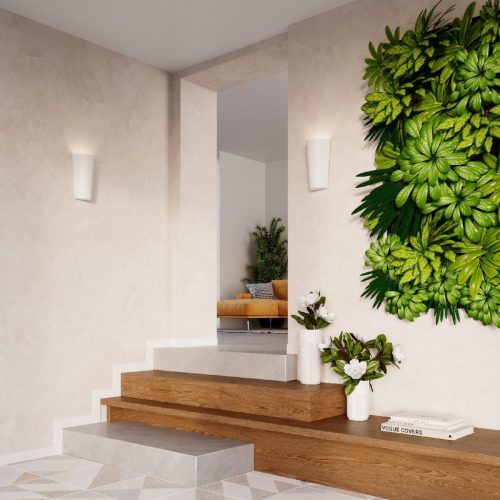 LED fali lámpa LANA E27 kerámia fali lámpa fehér SOLLUX