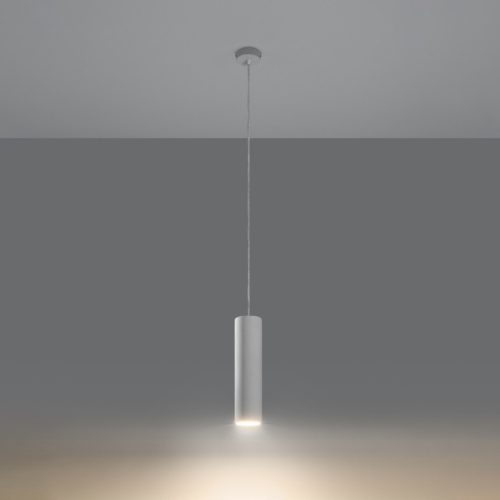 NANCY GU10 túlnyúló LED mennyezeti lámpa, fehér kerámia SOLLUX