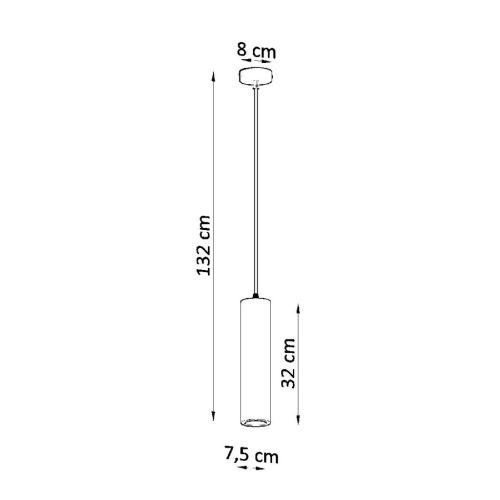 NANCY GU10 túlnyúló LED mennyezeti lámpa, fehér kerámia SOLLUX