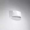 VIXEN G9 LED fali lámpa félkör alakú fali lámpa, lakkozott fehér fényű SOLLUX