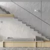 VIXEN G9 LED fali lámpa félkör alakú fali lámpa, lakkozott fehér fényű SOLLUX