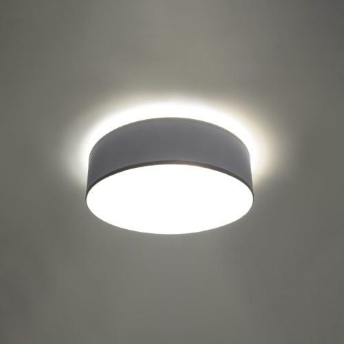 Mennyezeti lámpa LED ARENA 2xE27 kerek lámpatest 35cm szürke SOLLUX