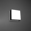 LED mennyezeti lámpa HORUS E27 Square Fixture 25cm Fekete SOLLUX