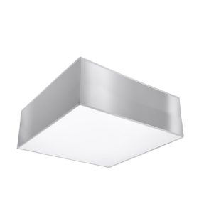   LED mennyezeti lámpa HORUS E27 Square Fixture 25cm Szürke SOLLUX