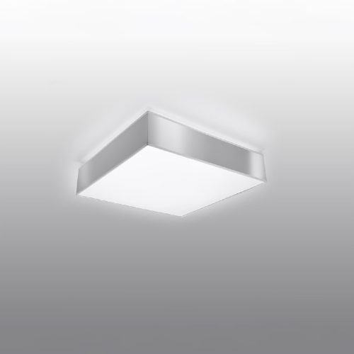 LED mennyezeti lámpa HORUS E27 Square Fixture 25cm Szürke SOLLUX
