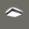 LED mennyezeti lámpa HORUS E27 Square Fixture 25cm Szürke SOLLUX