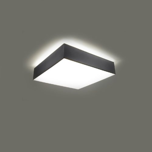 LED mennyezeti lámpa HORUS E27 Square Fixture 25cm Szürke SOLLUX