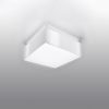 LED mennyezeti lámpa HORUS E27 Square Fixture 25cm Fehér SOLLUX