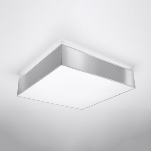 HORUS LED mennyezeti lámpa 4xE27 négyzet alakú lámpatest 55cm szürke SOLLUX
