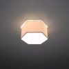 SUNDE LED mennyezeti lámpa 2xE27 hatszögletű lámpatest 15cm fehér SOLLUX