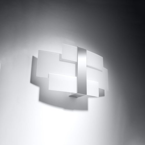 Fali lámpa CELIA 2xG9 Modern fehér króm SOLLUX