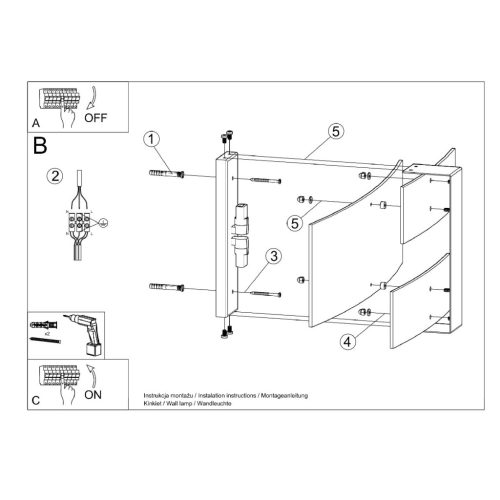 LED Fali lámpa CELIA 2xG9 Fali lámpa Fehér SOLLUX