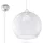 BALL E27 függesztett mennyezeti lámpa, üvegernyő, ernyő, 30cm, klasszikus, átlátszó, SOLLUX