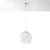 BALL E27 függesztett mennyezeti lámpa, üvegernyő, ernyő, 30cm, klasszikus, átlátszó, SOLLUX