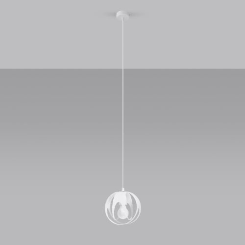 LED függő mennyezeti lámpa TULOS E27 túlnyúló fehér SOLLUX