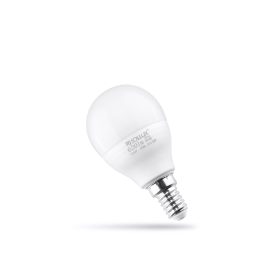 LED izzó E14 gömb alakú 8W 620lm 3000K Meleg Sollux
