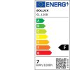 LED izzó E14 gömb alakú 8W 680lm 4000K semleges Sollux