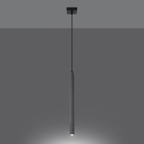 Mennyezeti függőlámpa PASTELO 1 G9 Beton Modern SOLLUX