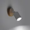 Fali lámpa VERDO GU10 fehér fa Modern SOLLUX