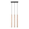 Mennyezeti függőlámpa PASTELO 3L 3xG9 Fa Modern SOLLUX