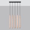 Mennyezeti függőlámpa PASTELO 5L 5xG9 Fa Modern SOLLUX