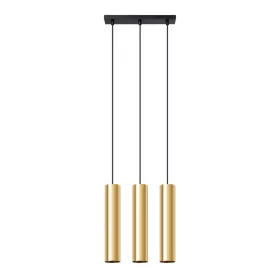   Függesztett mennyezeti lámpa LAGOS 3 3xGU10 Gold Modern SOLLUX