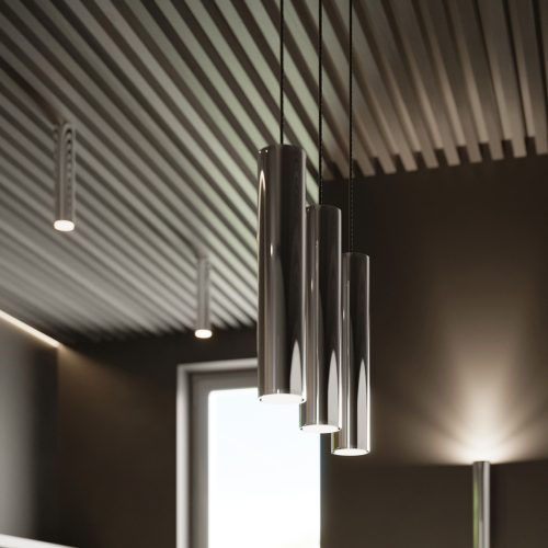 Mennyezeti függőlámpa LAGOS 1 GU10 Króm Modern SOLLUX