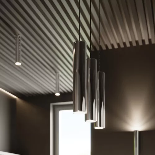 Mennyezeti függőlámpa LAGOS 1 GU10 Króm Modern SOLLUX