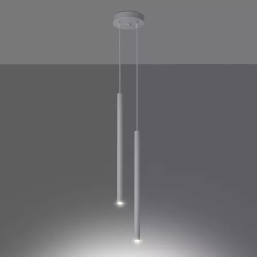 Mennyezeti függőlámpa PASTELO 2 2xG9 Fehér Modern SOLLUX