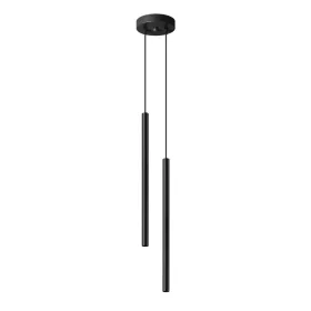 Mennyezeti függőlámpa PASTELO 2 2xG9 Fekete Modern SOLLUX