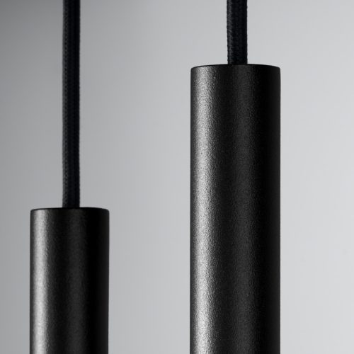 Mennyezeti függőlámpa PASTELO 2 2xG9 Fekete Modern SOLLUX