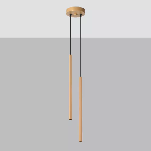 Mennyezeti függőlámpa PASTELO 2 2xG9 Gold Modern SOLLUX