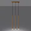 Mennyezeti függőlámpa PASTELO 3L 3xG9 Gold Modern SOLLUX