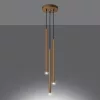 Mennyezeti függőlámpa PASTELO 3P 3xG9 Gold Modern SOLLUX