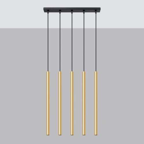 Mennyezeti függőlámpa PASTELO Gold 5L 5xG9 Modern SOLLUX