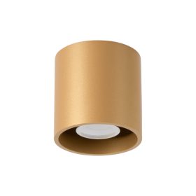   Felületre szerelhető mennyezeti lámpa ORBIS 1 Spot Tube GU10 Gold Minimalist SOLLUX