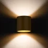 Fali lámpa égő ORBIS 1 G9 arany minimalista SOLLUX