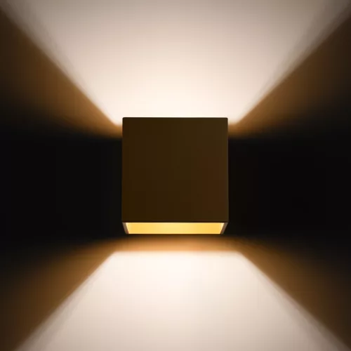 Fali lámpa QUAD 1 G9 Gold Minimalist SOLLUX