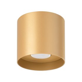   Felületre szerelhető mennyezeti lámpatest MIKA Spot Tube GU10 Gold Minimalist SOLLUX