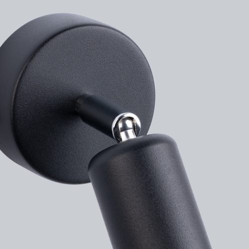 Fali lámpa égő FORNES 1 E27 fekete, minimalista SOLLUX