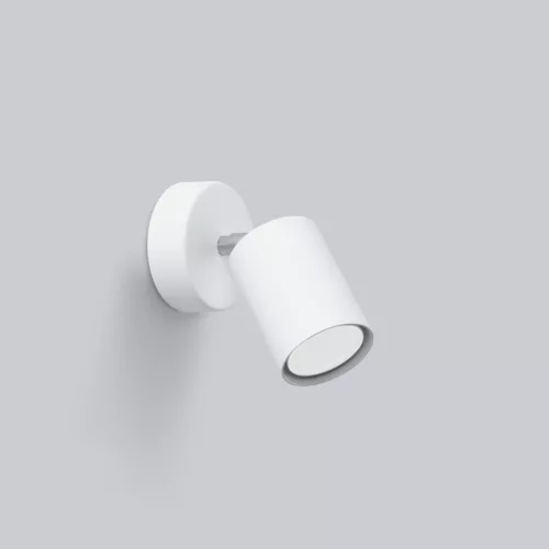 Fali lámpa lámpatest LEMMI 1 GU10 Fehér Minimalista SOLLUX