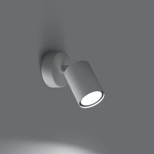 Fali lámpa lámpatest LEMMI 1 GU10 Fehér Minimalista SOLLUX
