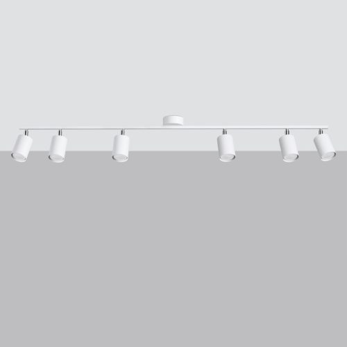 Mennyezeti lámpa LEMMI 6L 6xGU10 Fehér Modern SOLLUX