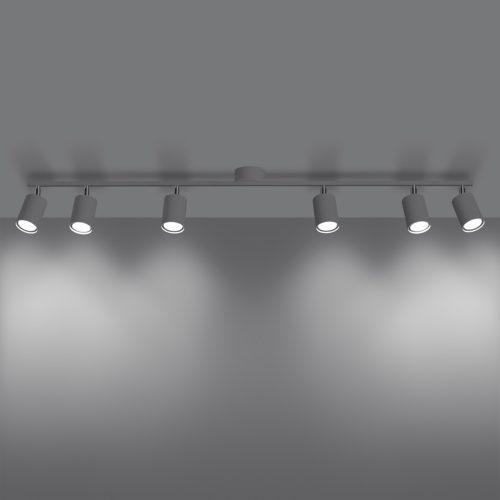 Mennyezeti lámpa LEMMI 6L 6xGU10 Fehér Modern SOLLUX